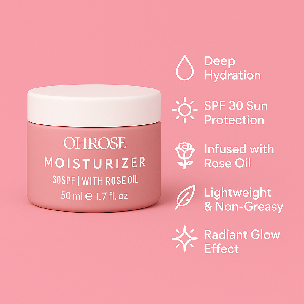 Protecting Moisturizer with spf30 & Rose oil